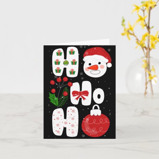 Winter Magic Design Retro Winter Christmas Vector Kaart (Gele Bloem)