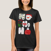Winter Magic Design Retro Winter Christmas Vector T-shirt (Voorkant)