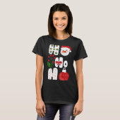 Winter Magic Design Retro Winter Christmas Vector  T-shirt (Voorkant volledig)