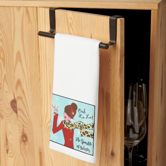 "Winter Magic" DIVA Kitchen Towel Theedoek (Derde Gevouwen)