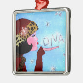 "Winter Magic" DIVA Metalen Ornament (Links)