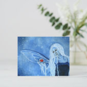 Winter Magic Fairy Briefkaart (Staand voorkant)