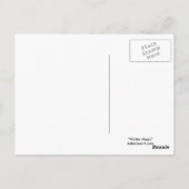 Winter Magic Fairy Briefkaart (Achterkant)