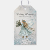 Winter Magic Fairy Gift Label Cadeaulabel (Voorkant)