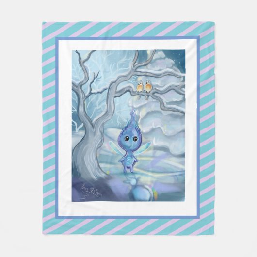 Winter Magic Fleece Deken (Voorkant)