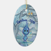 Winter Magic Keramisch Ornament (Rechts)