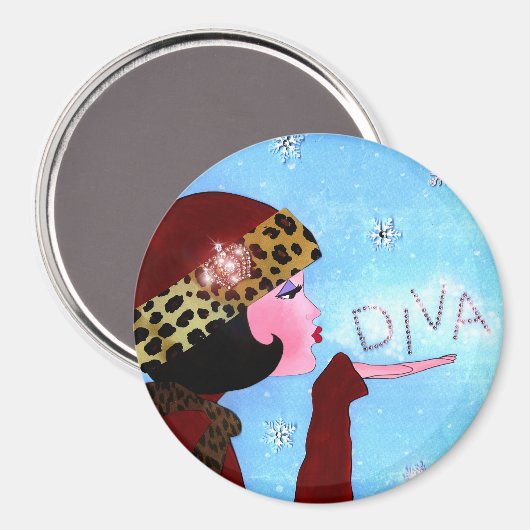 "Winter Magic" Magneet (Voorkant / Achterkant)