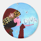 "Winter Magic" Magneet (Voorkant)