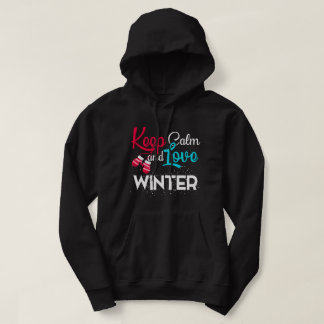 Winter Magic Retro Kerstontwerp Hoodie