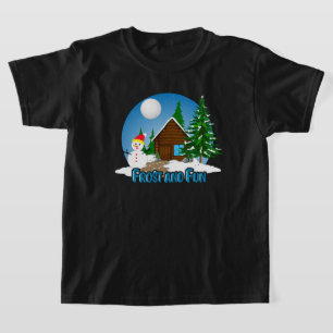 Winter Magic Retro Kerstontwerp T-shirt