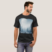 Winter Magic Shirt | Aesthetic Snow Scene Tee | Pe (Voorkant volledig)