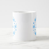 Winter Magic Snowflake Krans Koffie Mok (Voorkant)