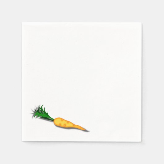 Winter Magic Snowman's wortelneus Servet (Voorkant)