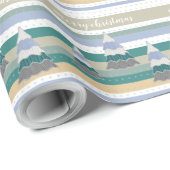 Winter Magic Sweater Boom Illustratie Cadeaupapier (Rol Hoek)