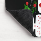 Winter Magie Design Retro Winter Kerstmis Vector Muismat (Hoek)