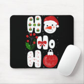 Winter Magie Design Retro Winter Kerstmis Vector Muismat (Met muis)