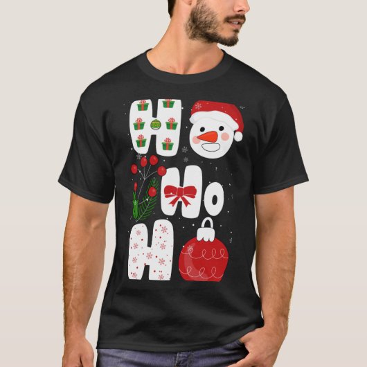Winter Magie Ontwerp Retro Winter Kerst Vector T-shirt (Voorkant)