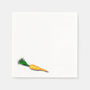 Winter Magie Sneeuwman's Wortelneus Servet