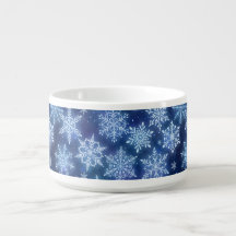 Winter Magie Sneeuwvlokken Diepblauwe Lucht