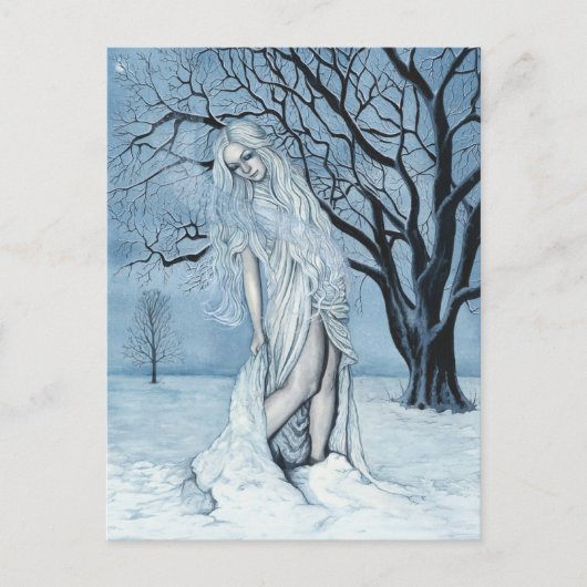 Winter Magisch Briefkaart (Voorkant)