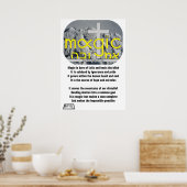 Winter Magisch Poster (Keuken)