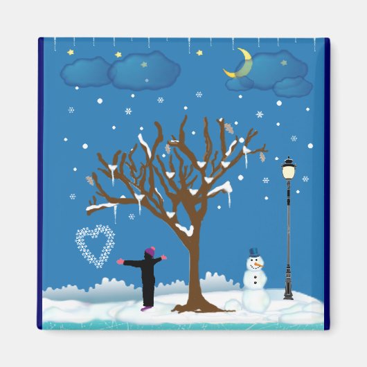 Winter magische magneet (Voorkant)