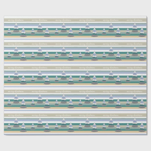 Winter Magische Sweater Tree Illustratie Cadeaupapier (Vlak)