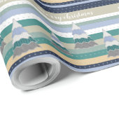 Winter Magische Sweater Tree Illustratie Cadeaupapier (Rol Hoek)