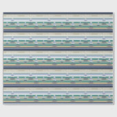 Winter Magische Sweater Tree Illustratie Cadeaupapier (Vlak)