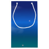 Winter Magische top hoed & boom Klein Cadeauzakje (Achterkant)