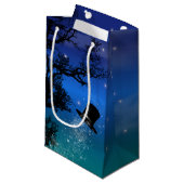 Winter Magische top hoed & boom Klein Cadeauzakje (Voorkant Gekanteld)