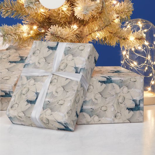 Winter Magnolia Wrapping Paper Cadeaupapier (Feestdagen)