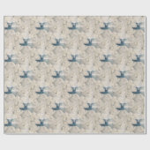 Winter Magnolia Wrapping Paper Cadeaupapier (Vlak)