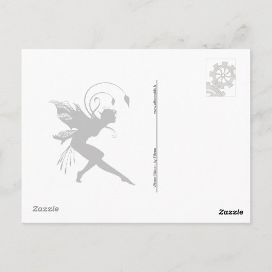 Winter Maker Briefkaart (Achterkant)