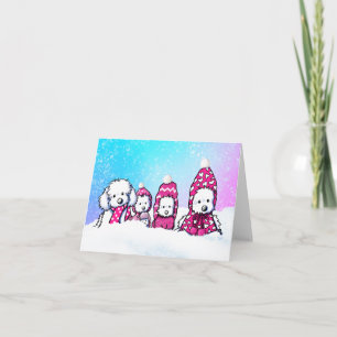 Winter Maltese Blanke Kaart