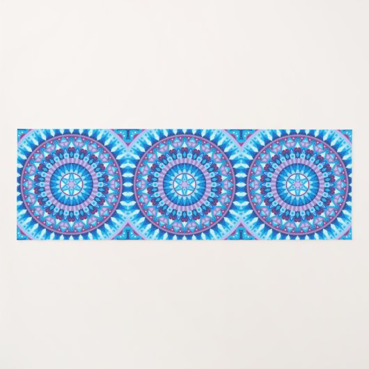 Winter Mandala Yogamat (Voorkant (horizontaal))