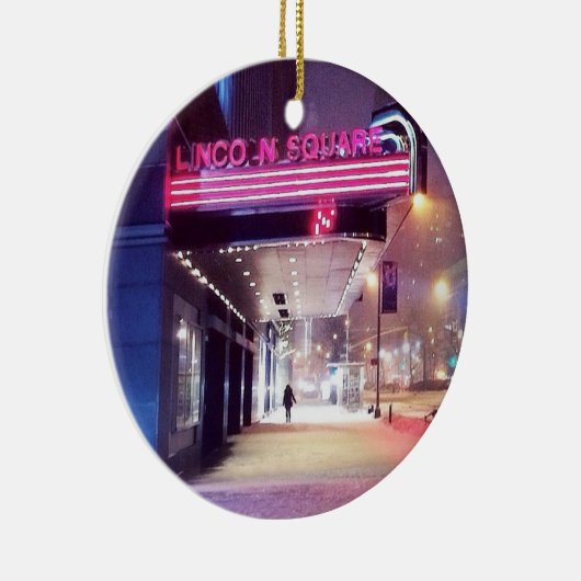 Winter Marquee Keramisch Ornament (Rechts)