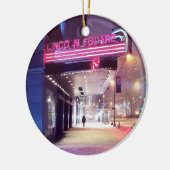 Winter Marquee Keramisch Ornament (Links)