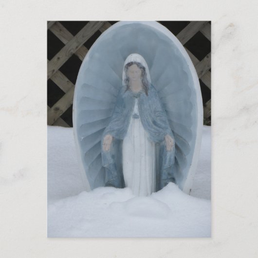Winter Mary Briefkaart (Voorkant)