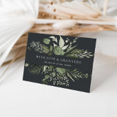 Winter Meadow | Groene Waterverf Botanisch Bedankkaart