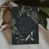 Winter Meadow | Groene Waterverf olievlek Kaart