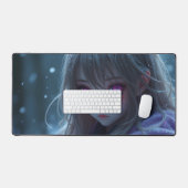 Winter meisje met ogen Computer pad (Keyboard & Muis)