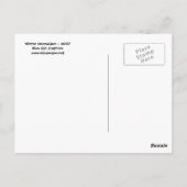 Winter Mermaiden Briefkaart (Achterkant)