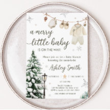 Winter Merry Little Baby Kleding Baby shower