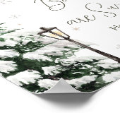 Winter Merry Little Baby Kleding Baby's zijn zoet Poster (Hoek)