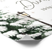 Winter Merry Little Baby Kleding Drinken Poster (Hoek)