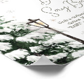 Winter Merry Little Baby Kleding Zeg geen Baby Poster (Hoek)