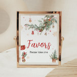 Winter Merry Little Christmas Baby shower Favoriet Poster<br><div class="desc">Maak uw evenement speciaal met dit kerst Baby shower met onze leuke en mooie afdrukbare Favors Sign met schattige Merry Little Baby shower thema. Download,  personaliseer en creëer blijvende herinneringen met deze perfecte touch voor uw vreugdevolle feest! BS983</div>