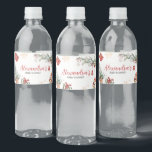 Winter Merry Little Christmas Baby shower Waterfles Etiket<br><div class="desc">Verhoog uw baby shower met onze charmante Christmas Baby shower Bottle Label Printable. Versierd met schattige baby-motieven,  voegen deze aanpasbare labels een vleugje eigenzinnigheid toe aan uw evenement. Personaliseer voor creëer een heerlijke sfeer die je versnaperingen net zo schattig maakt als ze verfrissend zijn! BS983</div>