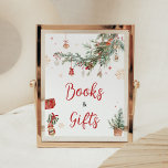 Winter Merry Little Christmas Boeken en Geschenken Poster<br><div class="desc">Maak uw evenement speciaal met dit kerst Baby shower met onze leuke en mooie printbare boeken en geschenken teken met schattige Merry Little Baby shower thema. Download,  personaliseer en creëer blijvende herinneringen met deze perfecte touch voor uw vreugdevolle feest! BS983</div>